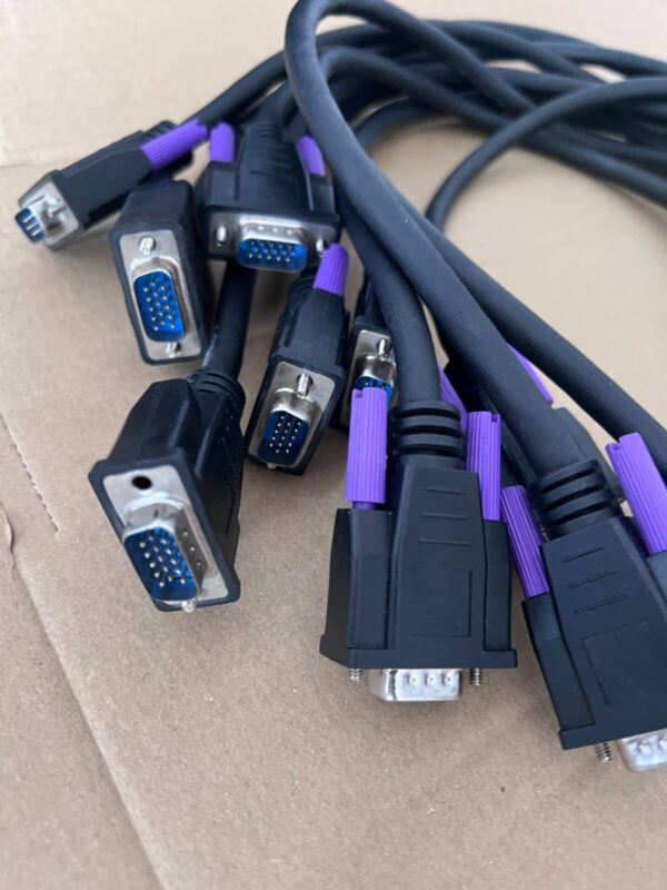 ** 10X ** Short VGA / SVGA 15 Pin Cable  PC Computer Monitor Cable Male to Male - Image 4