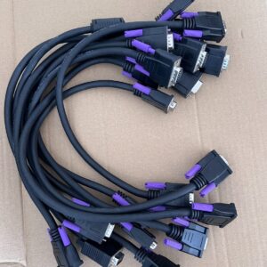 ** 10X ** Short VGA / SVGA 15 Pin Cable  PC Computer Monitor Cable Male to Male