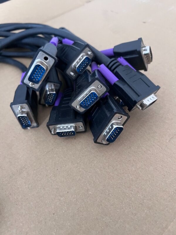 ** 10X ** Short VGA / SVGA 15 Pin Cable  PC Computer Monitor Cable Male to Male - Image 5
