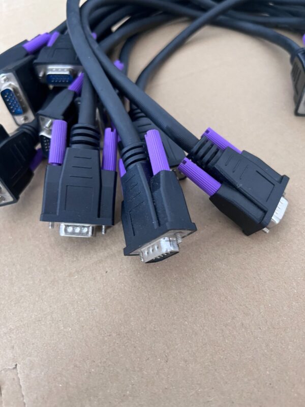 ** 10X ** Short VGA / SVGA 15 Pin Cable  PC Computer Monitor Cable Male to Male - Image 6