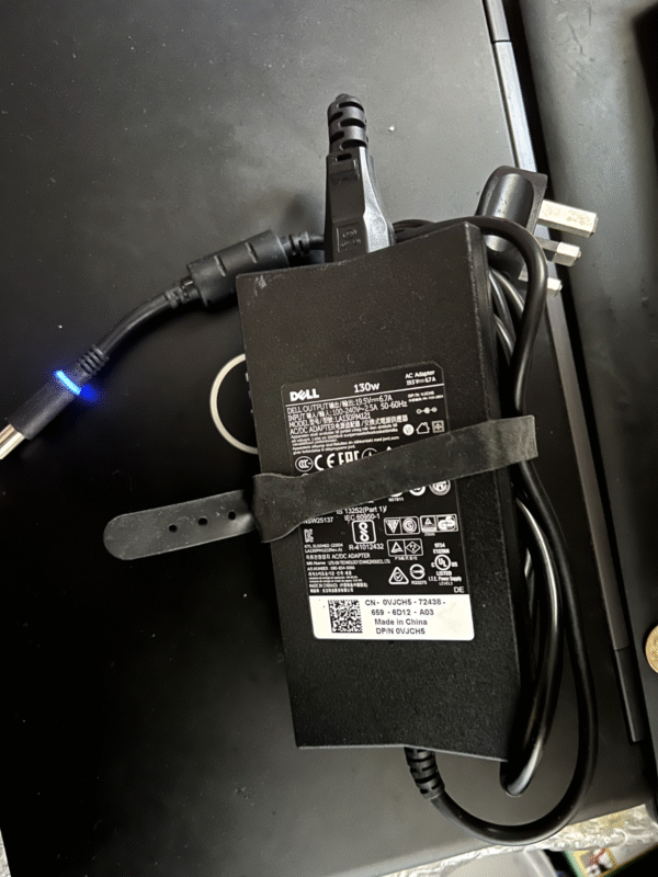 Genuine Original Dell Charger 19.5V 6.7A 130W 7.4mm Pin Size with Power Cable - Image 3