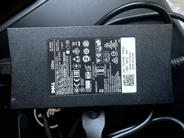Genuine Original Dell Charger 19.5V 6.7A 130W 7.4mm Pin Size with Power Cable - Image 4