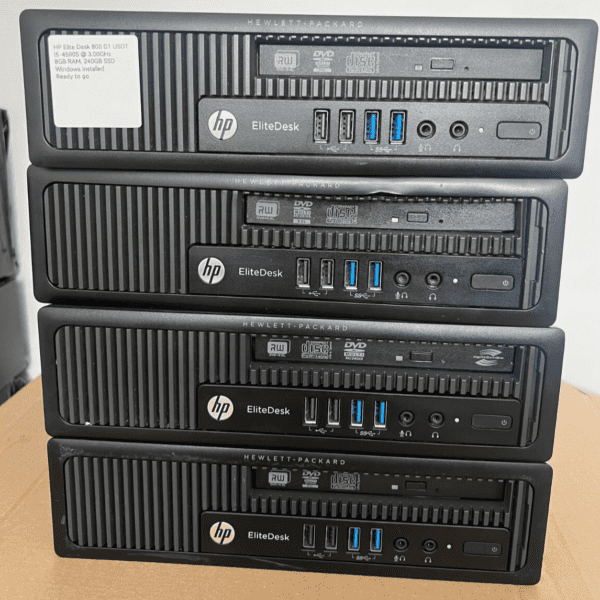 *4X JobLot * HP EliteDesk 800 G1 USDT Core i5 8GB RAM 240GB SSD Win 11Pro | WiFi