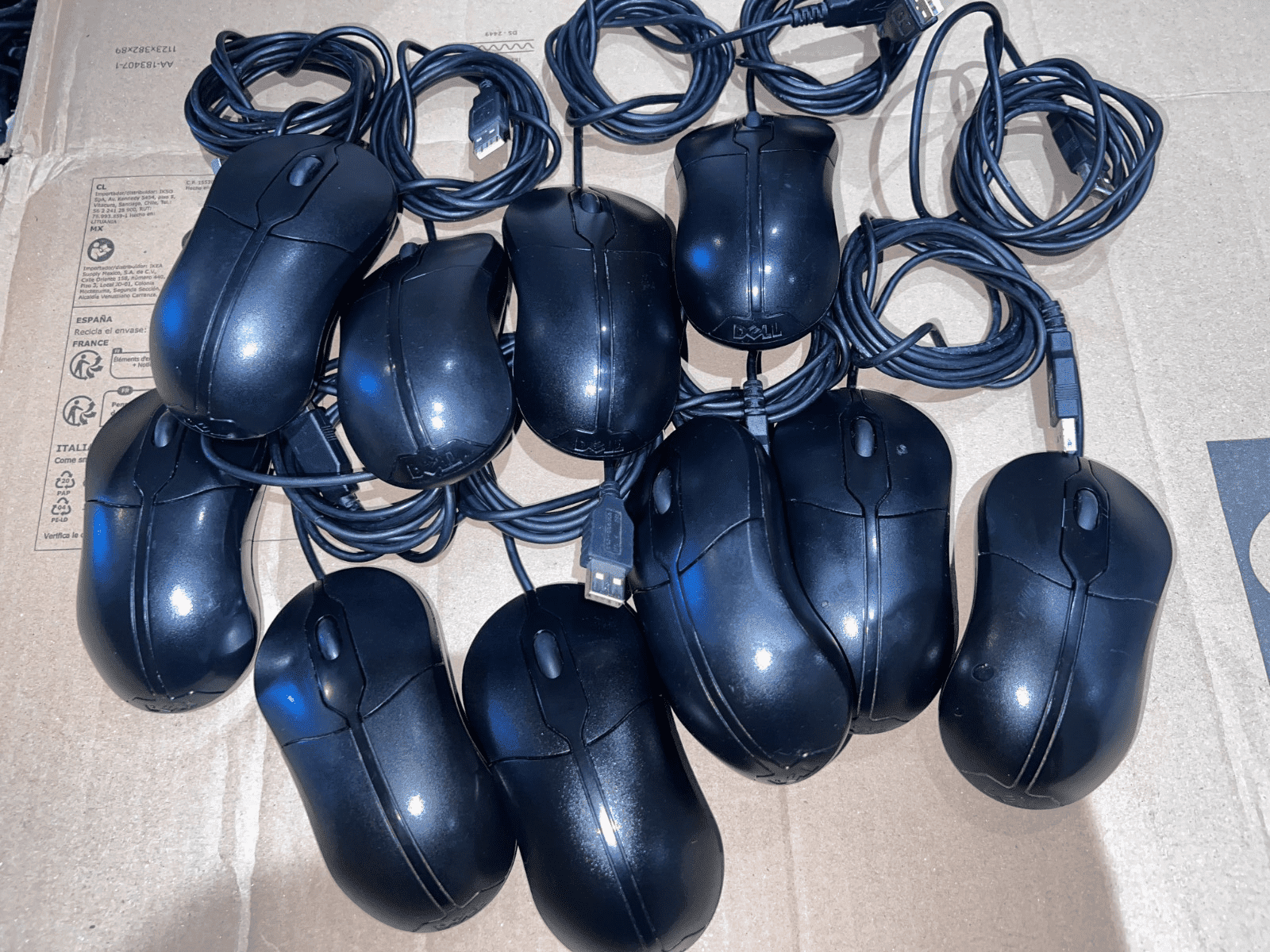 10X-Job-lot-HP-Dell-Lenovo-Optical-USB-Mouse-Black-All-tested-and-working-405459567343-3