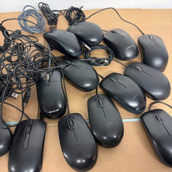 * 10X Job lot* HP Dell Lenovo Optical USB Mouse Black - All tested and working