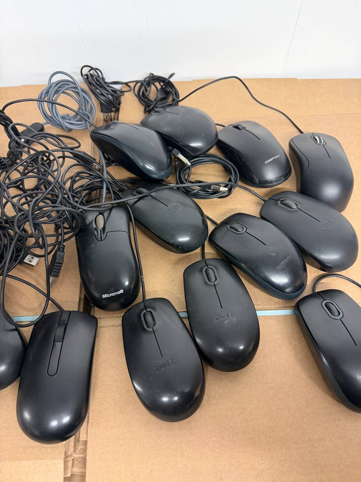 10X-Job-lot-HP-Dell-Lenovo-Optical-USB-Mouse-Black-All-tested-and-working-405459567343