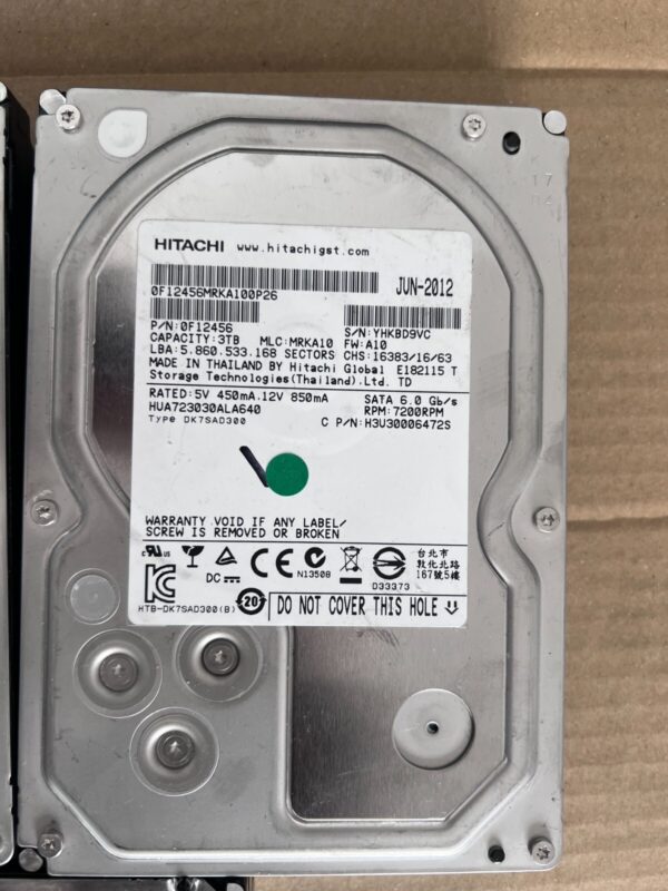 3TB 3.5" SATA Hard Drive HDD - Image 5