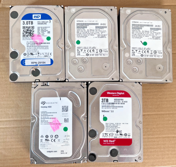 3TB 3.5" SATA Hard Drive HDD