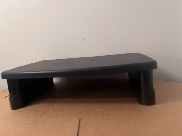 Amazon Basics Rectangular Adjustable Computer Monitor Riser Desk Stand - Clean - Image 4