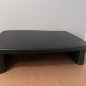 Amazon Basics Rectangular Adjustable Computer Monitor Riser Desk Stand - Clean