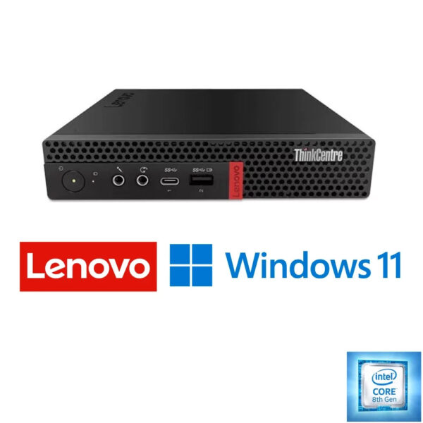 Lenovo M720q Tiny Mini PC Intel Core i3 8100T 8GB RAM 128GB SSD | HDMI | WiFi