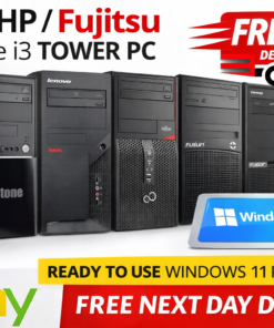 DELL/HP/Various i3 Tower DESKTOP  PC WINDOWS 11 8GB RAM 128GB SSD Wi-Fi | HDMI