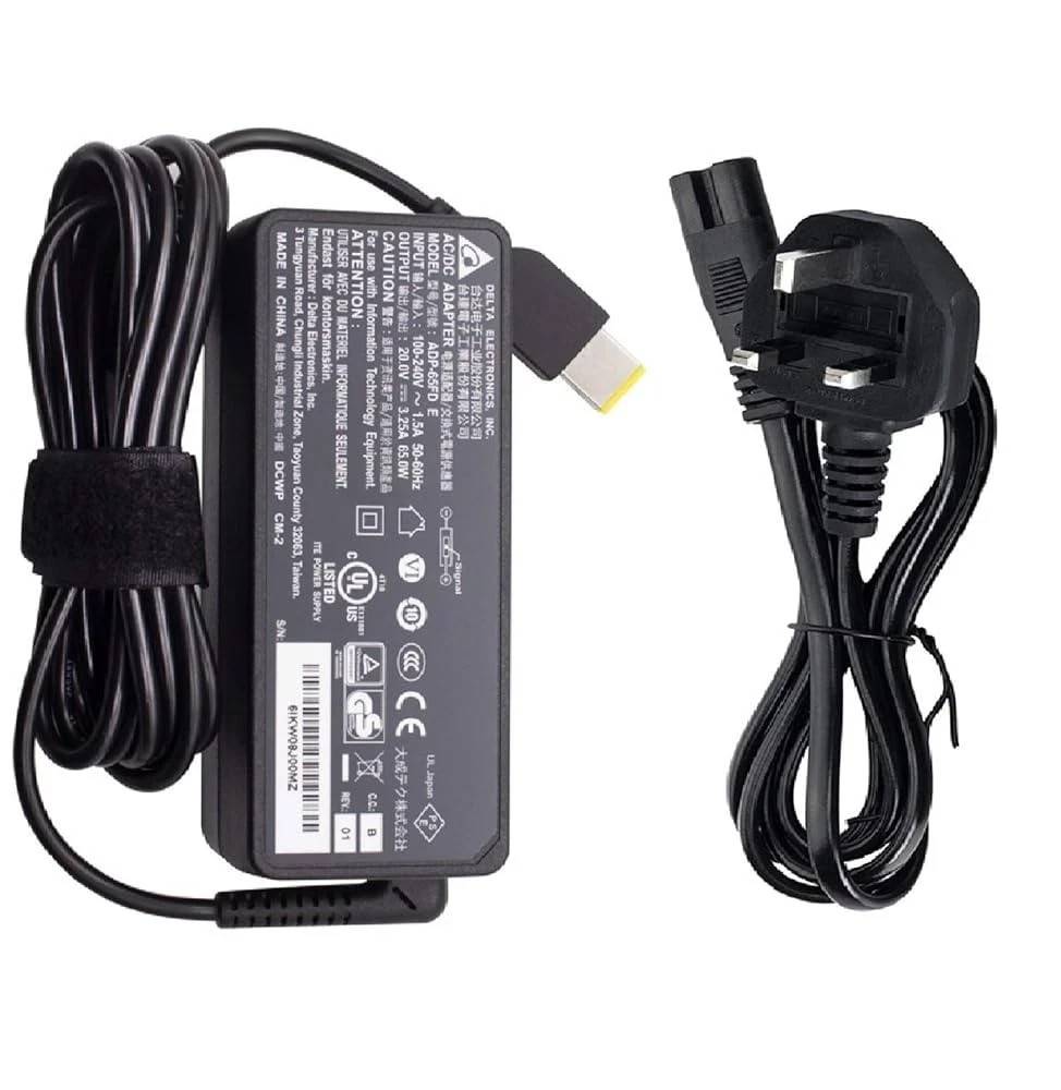 GENUINE-LENOVO-LAPTOP-CHARGER-RECTANGLE-TIP-20V-225A-45W-WITH-POWER-LEAD-406502757954-3