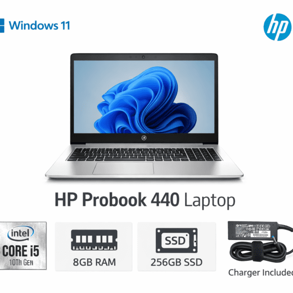 HP ProBook 440 G7 - i5 10210U 14" 8GB RAM 256GB SSD Win11Pro | Webcam