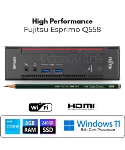 Fujitsu ESPRIMO Q558 Windows 11 Pro Mini PC Intel i3 8gen 8GB RAM 240GB SSD WiFi
