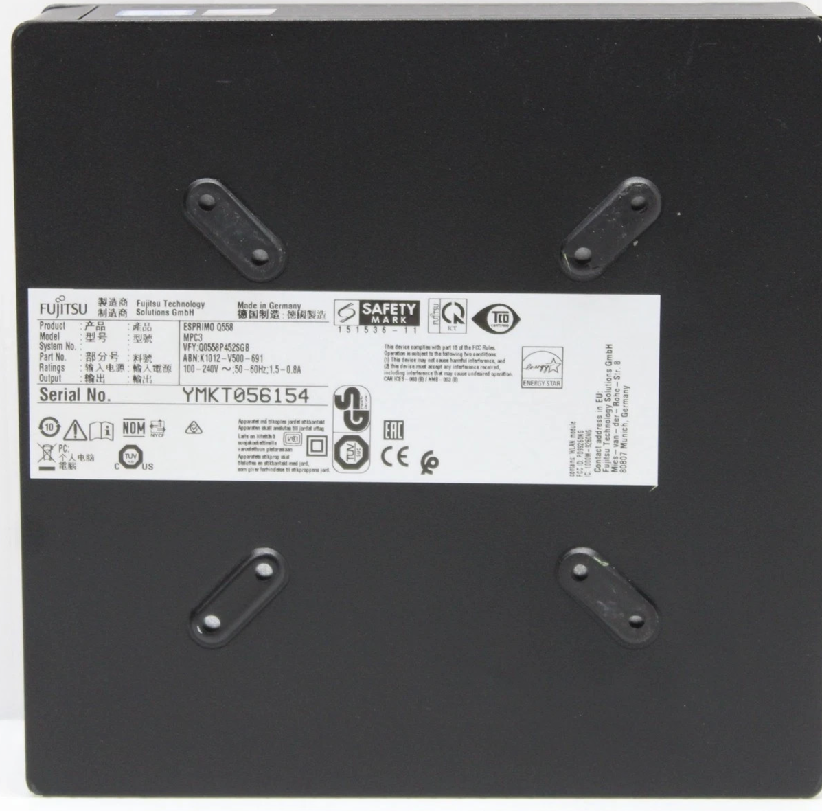 Fujitsu ESPRIMO Q558 Windows 11 Pro Mini PC Intel i3 8gen 8GB RAM 240GB SSD WiFi - Image 7