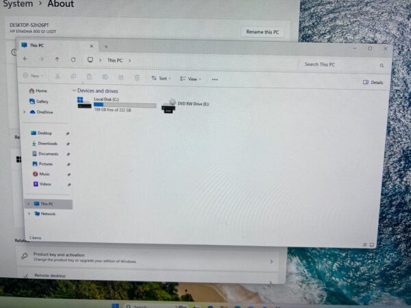 HP EliteDesk 800 G1 USDT Intel Core i5 2.90GHz 16GB RAM 240GB SSD Win 11P | WiFi - Image 4