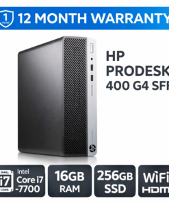 HP ProDesk 400 G4 SFF Core i7-7700 16GB RAM 256GB SSD Win11 Pro PC | WiFi | HDMI