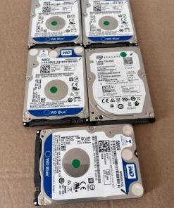 JOB LOT  5x 500GB - 2.5" Internal Hard Drive for Laptop - Various makes Seagate