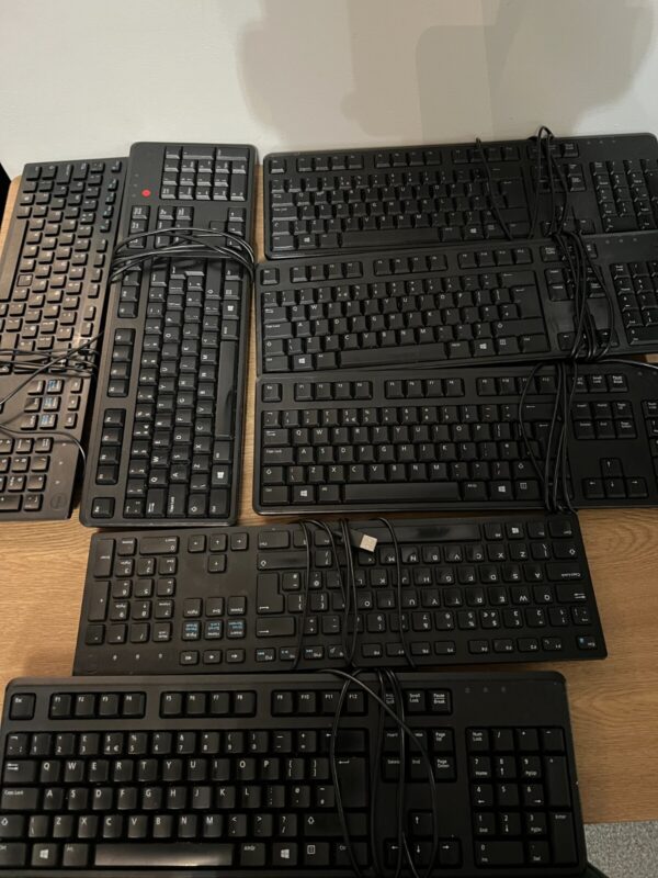 Job Lot 10 -50X DELL HP MICROSOFT VIGLEN LENOVO USB Keyboards Desktop QWERTY UK - Image 3