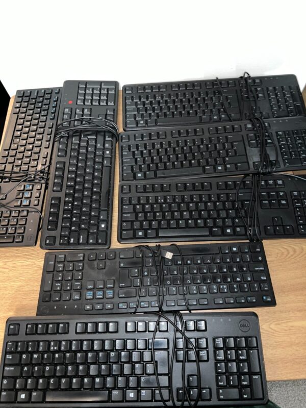Job Lot 10 -50X DELL HP MICROSOFT VIGLEN LENOVO USB Keyboards Desktop QWERTY UK - Image 4