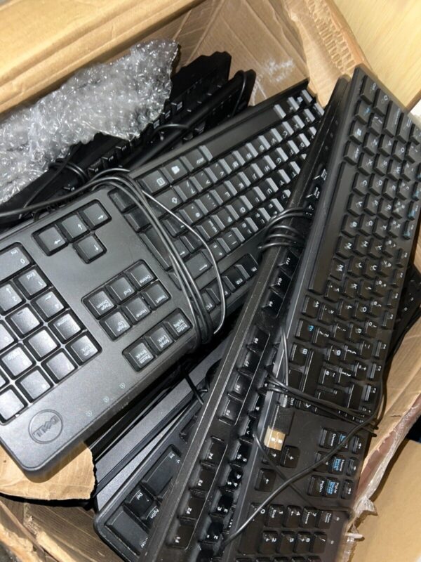 Job Lot 10 -50X DELL HP MICROSOFT VIGLEN LENOVO USB Keyboards Desktop QWERTY UK