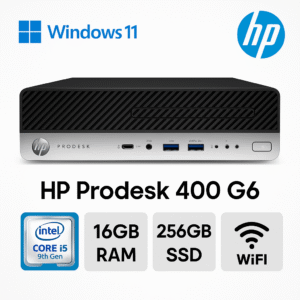 HP ProDesk 400 G6 SFF Core i5-9500 PC 16GB RAM 256GB SSD Win 11 P | HDMI | WiFi