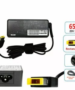 JOBLOT x 10 LENOVO LAPTOP CHARGERS 20V-3.25A  65W RECTANGLE TIP WITH POWER LEADS