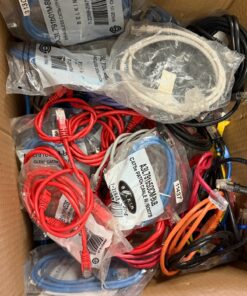 Job Lot Ethernet Cables RJ45 Cat5e/Cat6 – Mixed Colours & Lengths