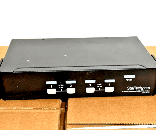 StarTech 4 Port Full HD USB 3.0 KVM Switch SV431HDU3A2 Used Condition - No PSU