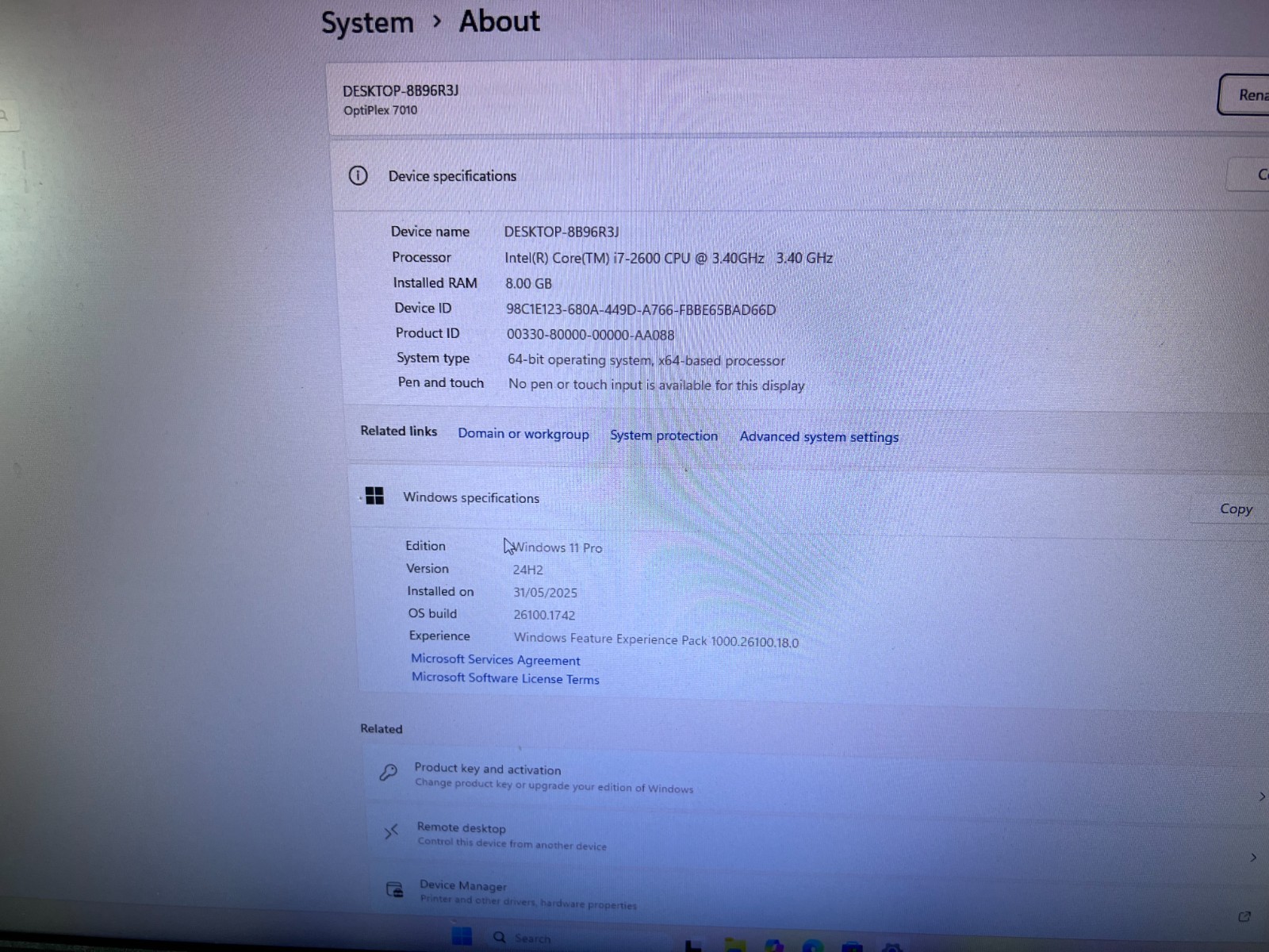 Dell Optiplex 7010 SFF Intel Core i7 8GB RAM 240GB SSD Windows 11 Pro | WiFi - Image 4