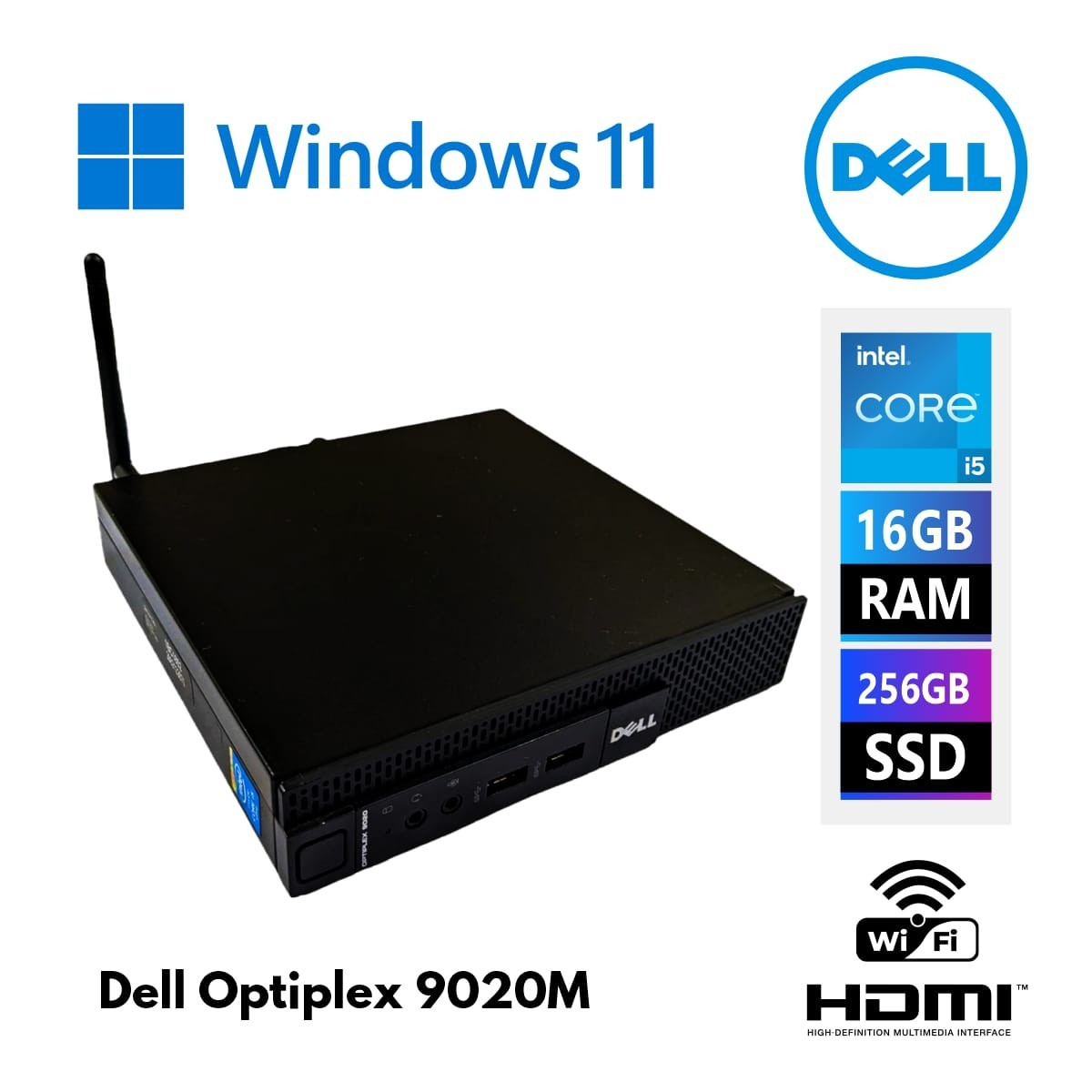 Dell Optiplex 9020 Mini Micro PC Core i5 16 GB RAM 256GB SSD Win 11 | WiFi HDMI - Image 3