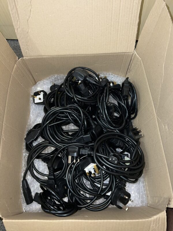 * JOB LOT *  10 - 200 X Power Mains Cord PC Kettle Cable Lead UK 3 Pin  C13 TV's - Image 6