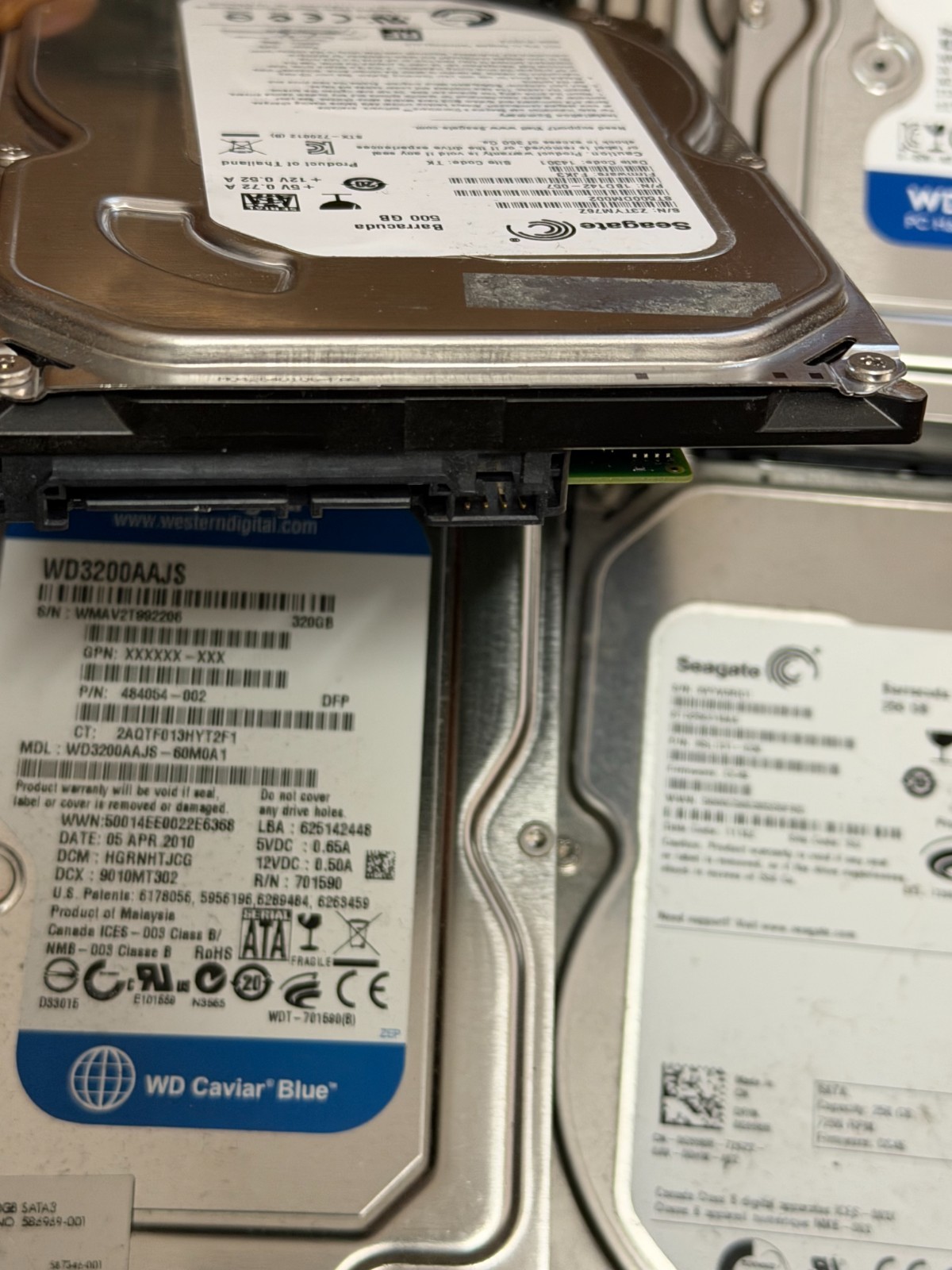 10X Job Lot of PC Mixed Brand Hard Drive 500GB SATA 3.5" HDD PC Hard Drive - Image 7