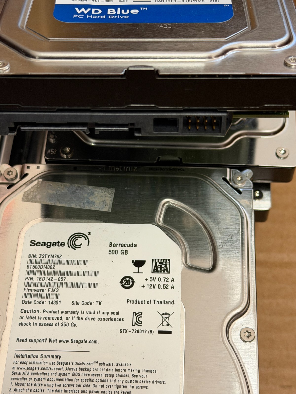 10X Job Lot of PC Mixed Brand Hard Drive 500GB SATA 3.5" HDD PC Hard Drive - Image 8