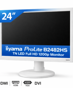 iiyama ProLite B2482HS 24" TN LED Full HD 1200p Monitor - HDMI VGA DVI Ports
